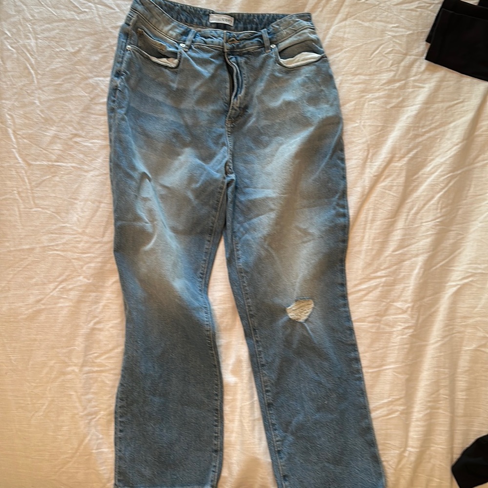 Loft curvy straight crop 8